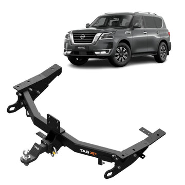 TAG Extreme Recovery Towbar & Direct Fit Wiring Harness For Nissan Y62 Patrol Series 1-5 (12/2012 - on) - Brixton 4x4 - Buy Online Now!